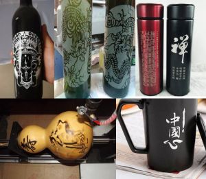 绥化北林区酒瓶葫芦工艺品激光雕刻机